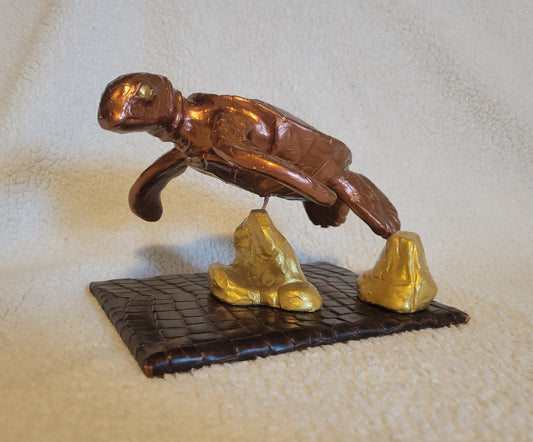 DP-SO | Green Sea Turtle & Atlantic Pygmy Octopus Sculptures