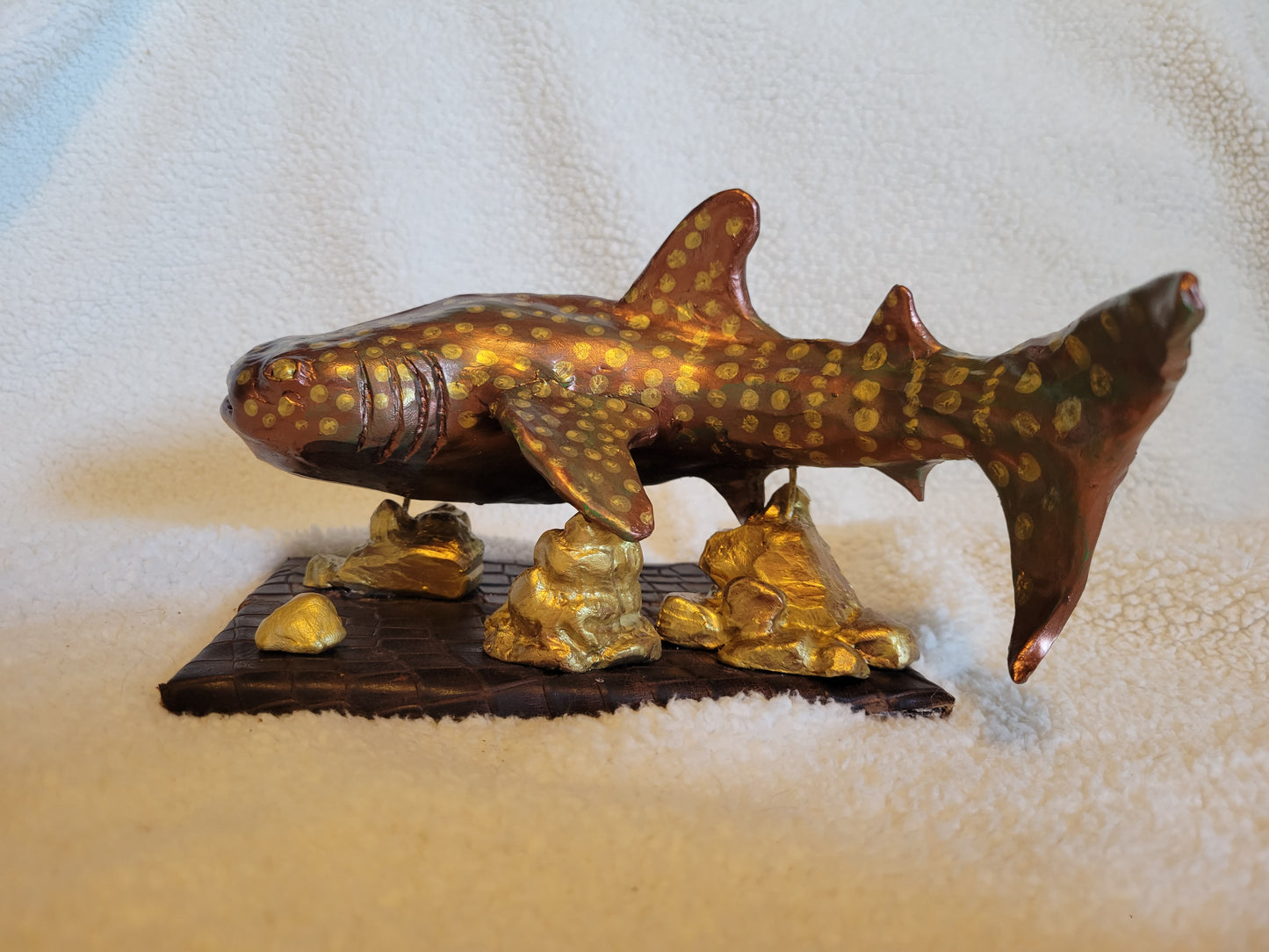 Whale Shark (Rusting Bronze & Gold)