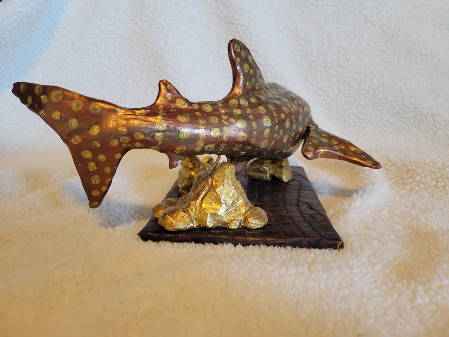 Whale Shark (Rusting Bronze & Gold)