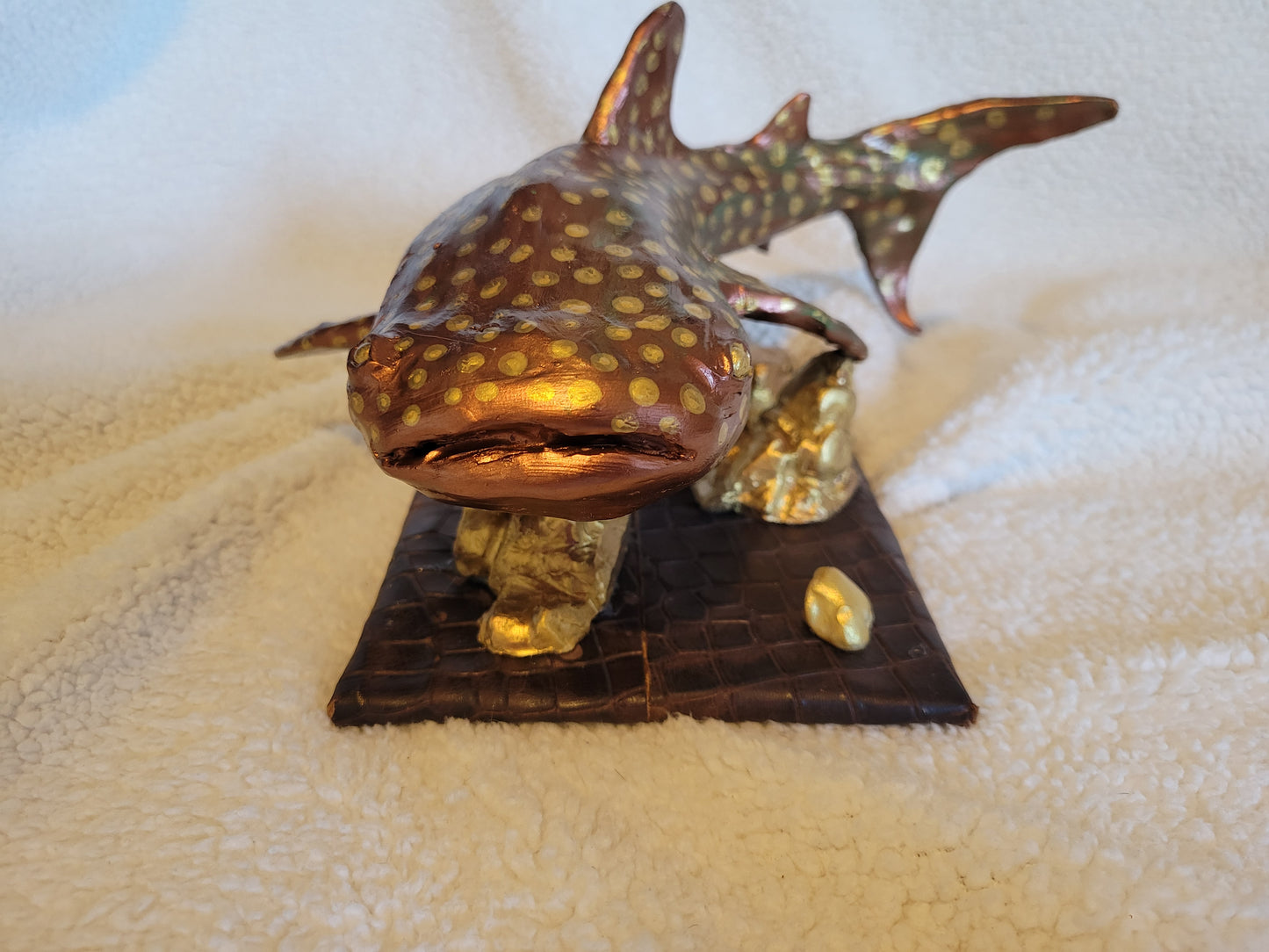 Whale Shark (Rusting Bronze & Gold)