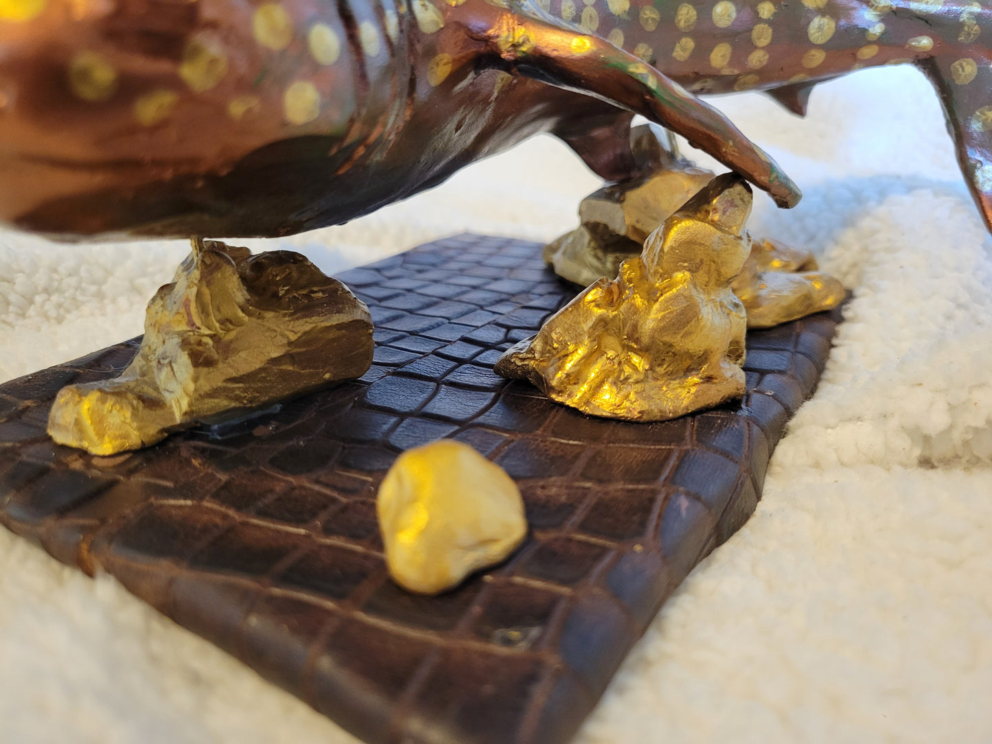 Whale Shark (Rusting Bronze & Gold)