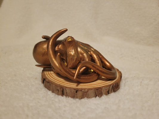 Atlantic Pygmy Octopus (Rusting Bronze & Gold)*