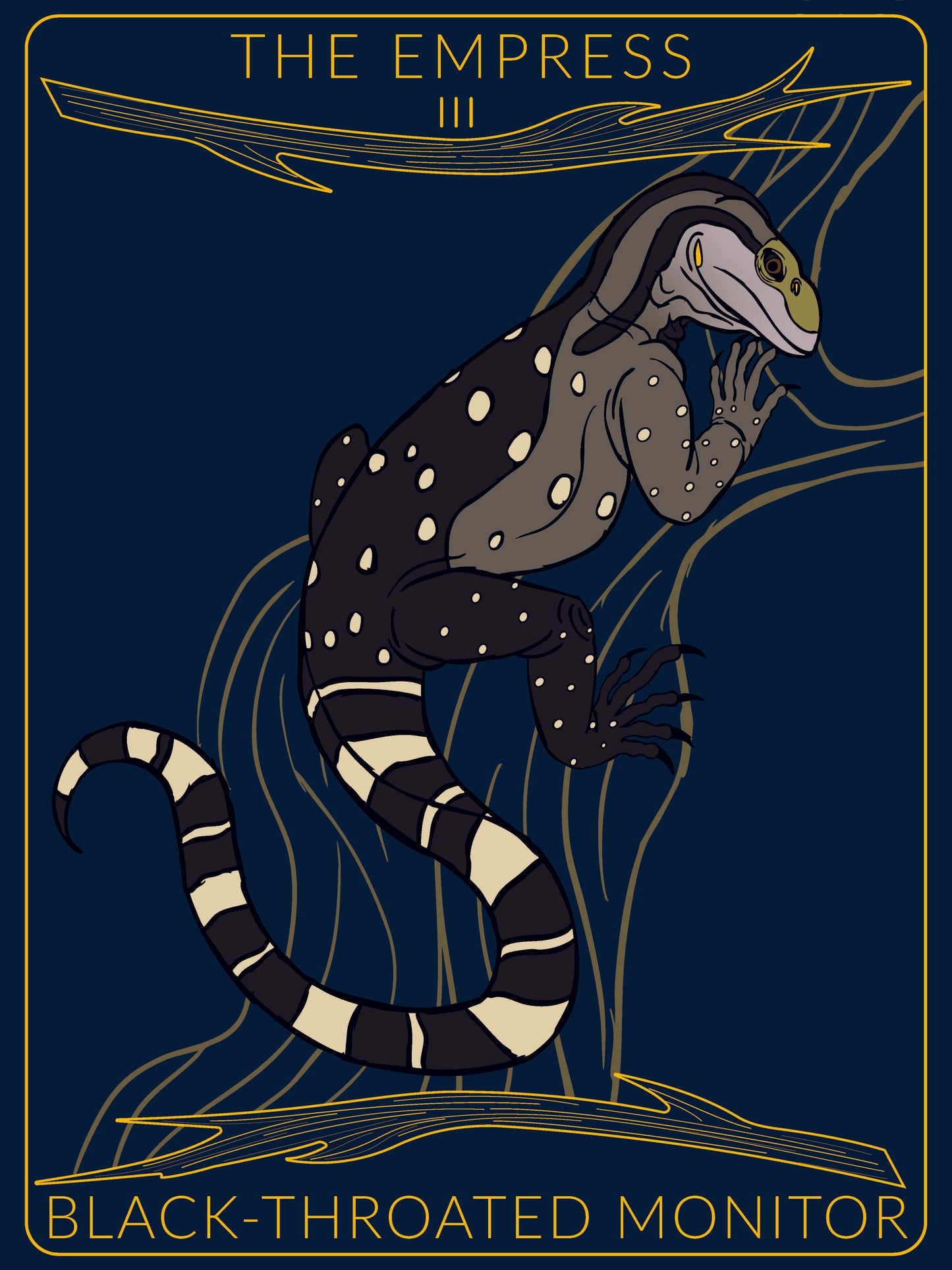 Monitor Lizard Tarot Card Pack (Major Arcana)
