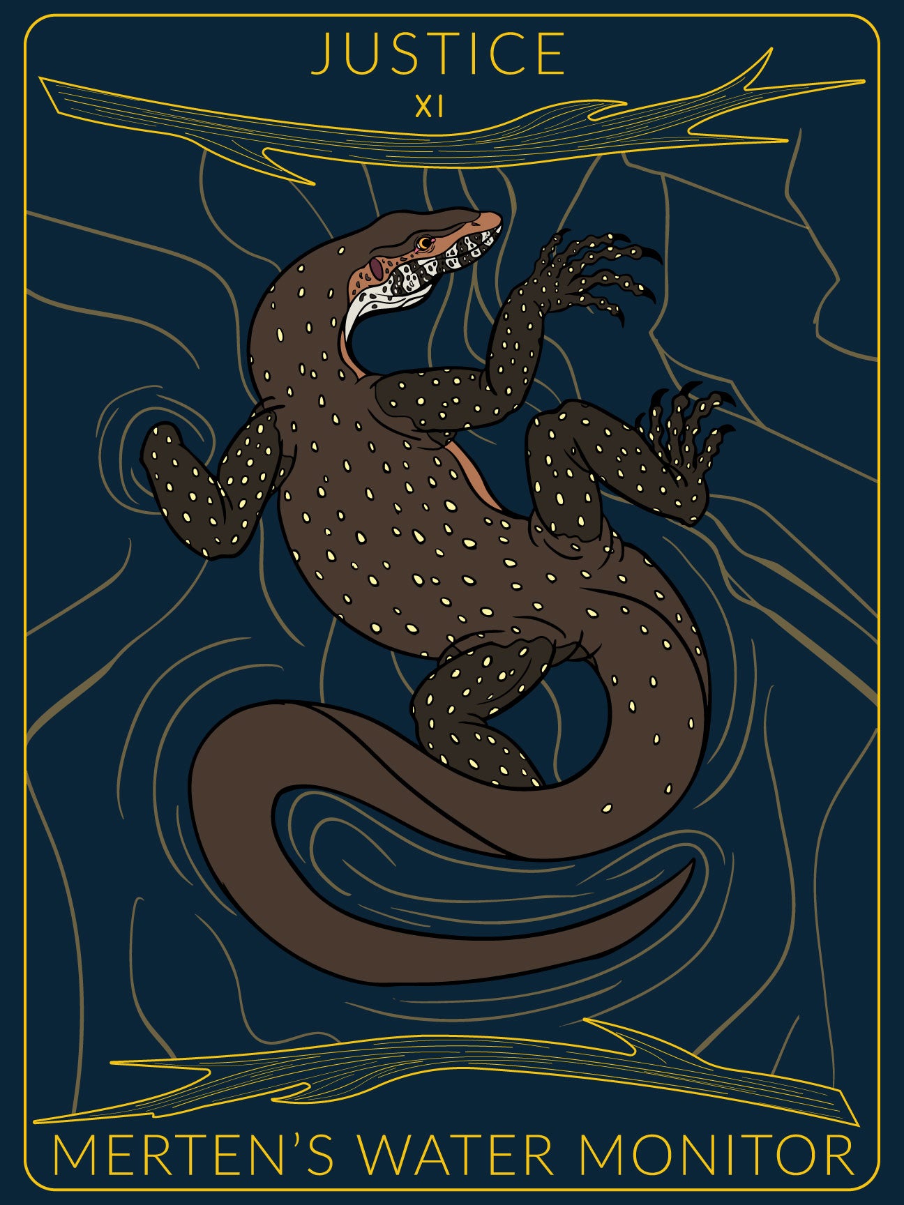 Monitor Lizard Tarot Card Pack (Major Arcana)