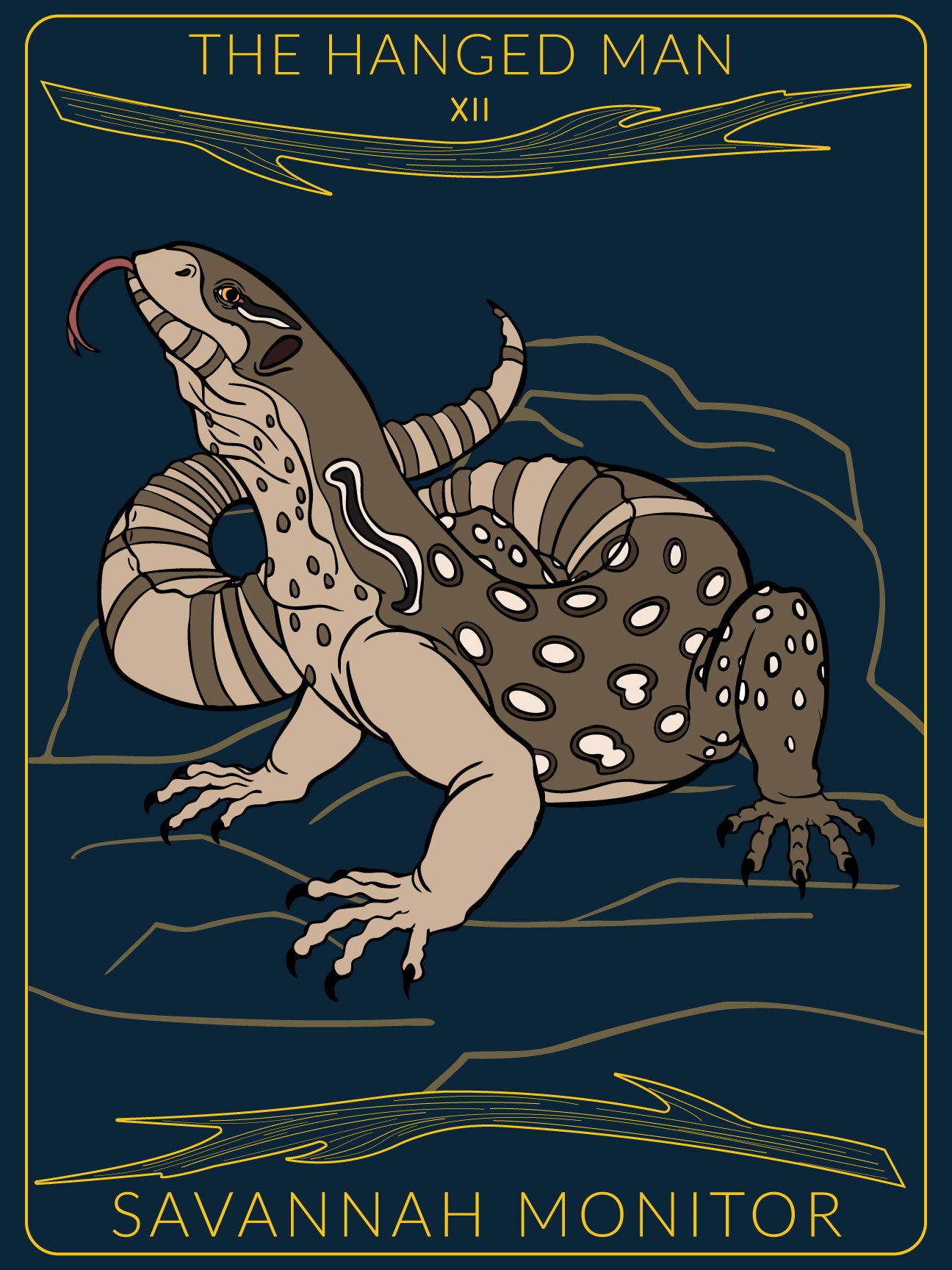 Monitor Lizard Tarot Card Pack (Major Arcana)