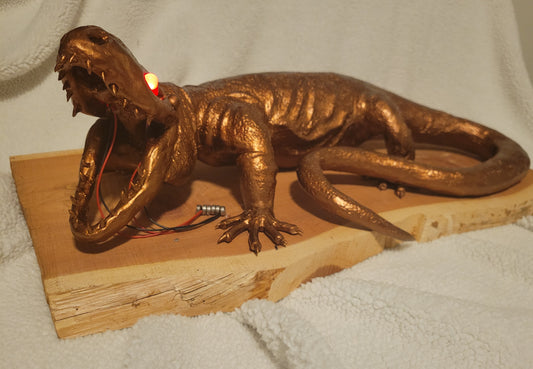 Brutus | Skull-Faced Tegu Sculpture