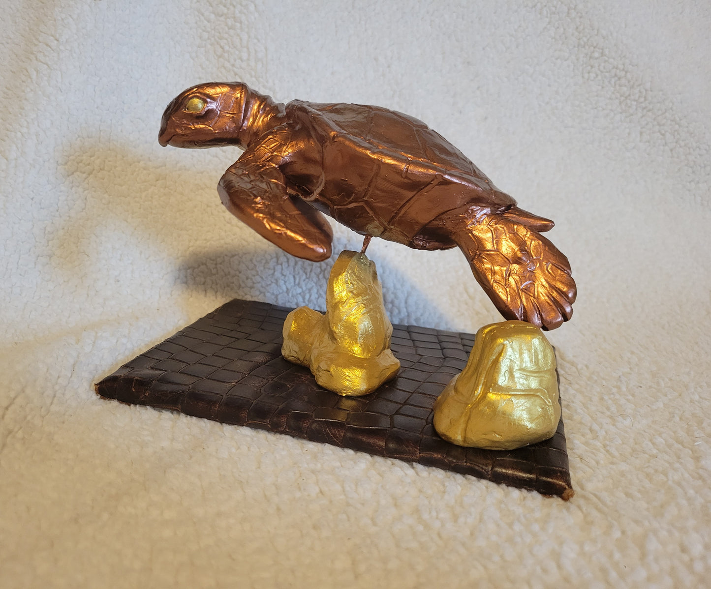DP-SO | Green Sea Turtle & Atlantic Pygmy Octopus Sculptures