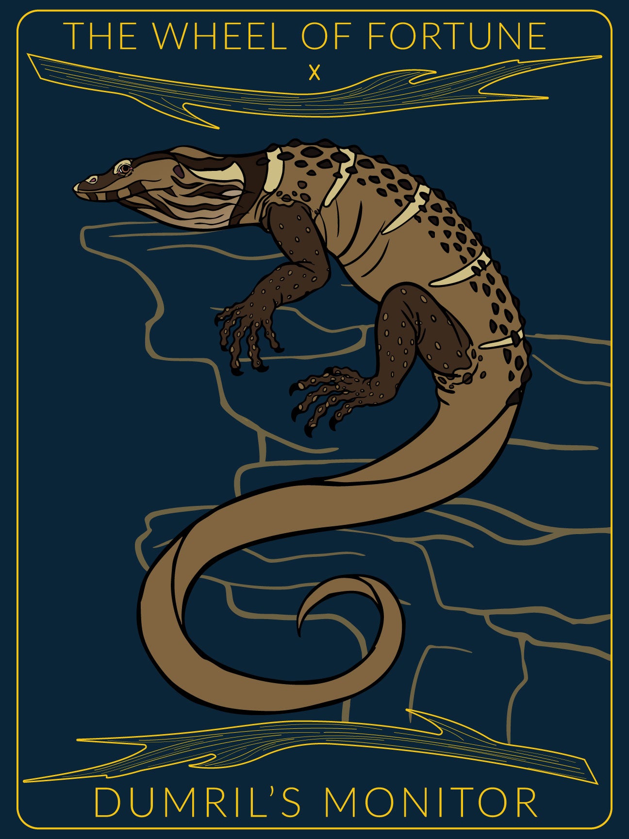 Dumeril's Monitor Tarot Card