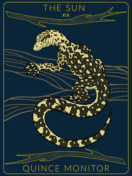 Quince Monitor Tarot Card