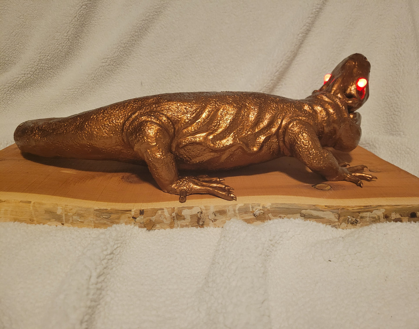 Brutus | Skull-Faced Tegu Sculpture