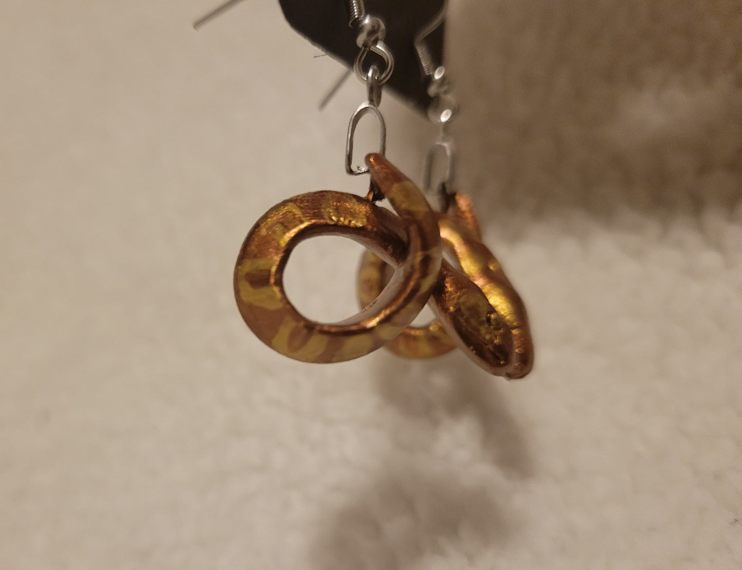 Ball Python Earrings