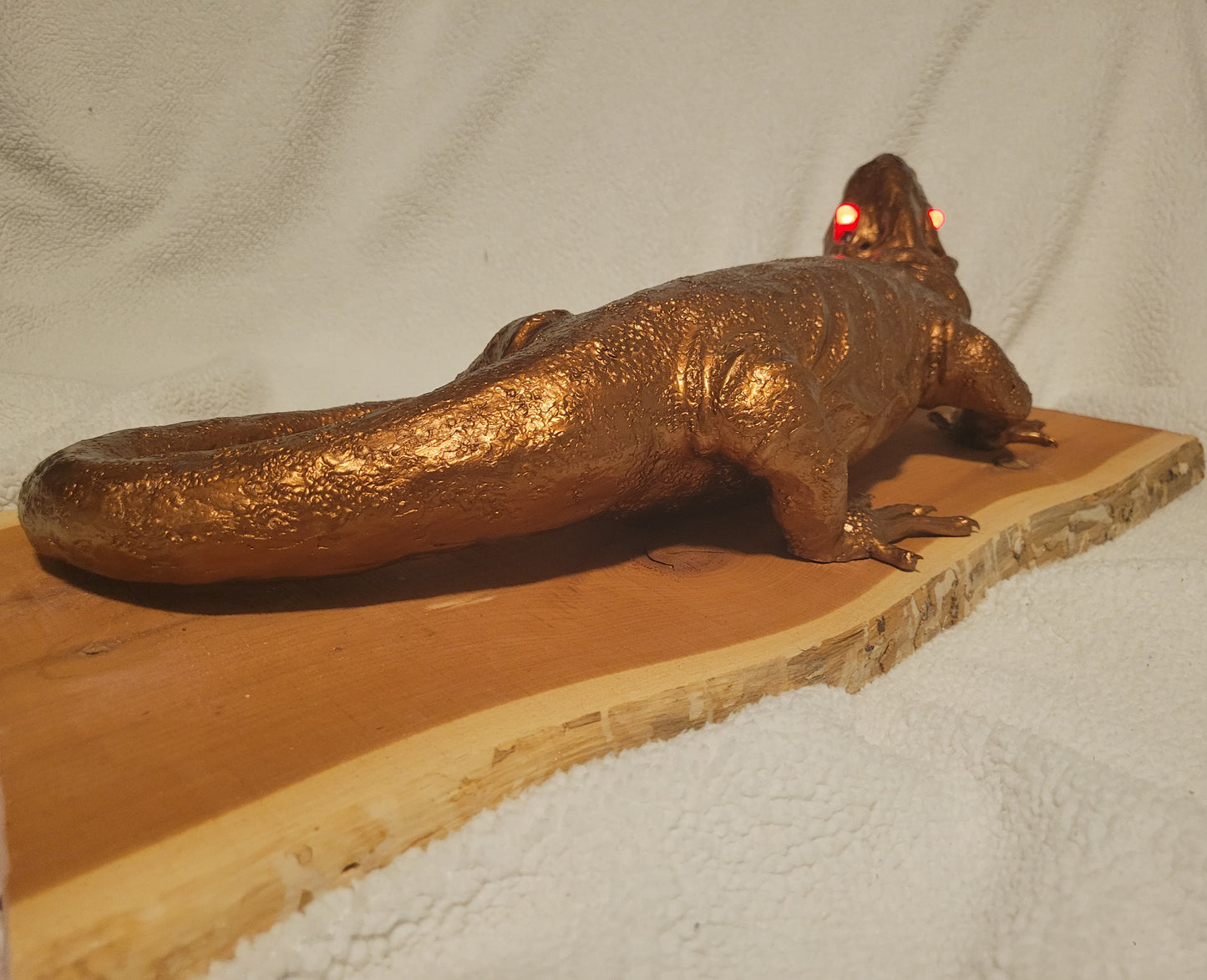 Brutus | Skull-Faced Tegu Sculpture