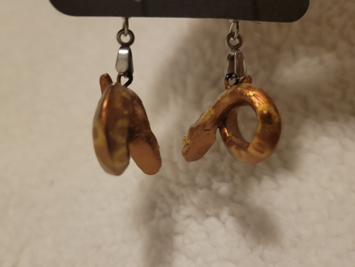 Ball Python Earrings
