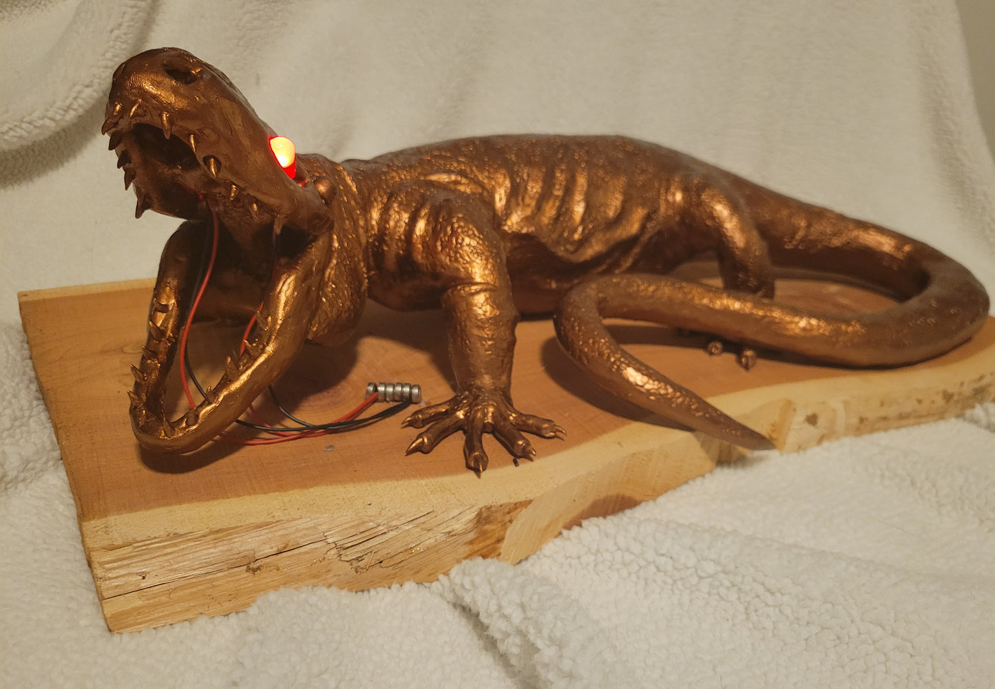 Brutus | Skull-Faced Tegu Sculpture